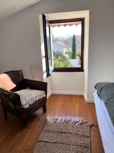 Et opholdsområde på La Maison des Curieux