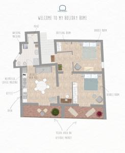 The floor plan of Borgo Antignano