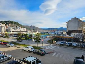 Nespecifikovaný výhled na hory nebo výhled na hory při pohledu z apartmánu