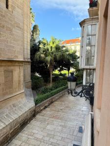 Vonkajšia záhrada v ubytovaní Apartamento catedral A