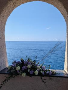 A general sea view or a sea view taken from a panziókat