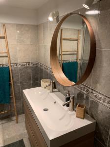 Ένα μπάνιο στο Belle maison grand jardin proche Côte des Basques +23 φωτογραφίες