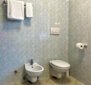 Koupelna v ubytování Elegante 1 Br, Bellavista in Valsugana, Trentino