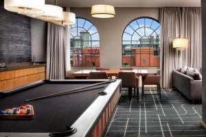 a billiard room with a pool table at The Westin St. Louis in Saint Louis