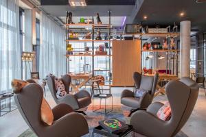 Posezení v ubytování Moxy Munich Messe