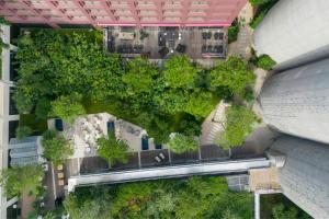 Άποψη από ψηλά του Moxy Bordeaux