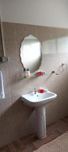 Koupelna v ubytování Sawa self catering