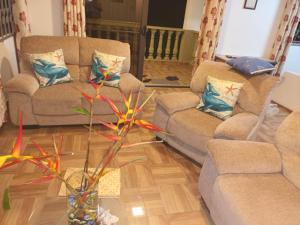 Posezení v ubytování Sawa self catering