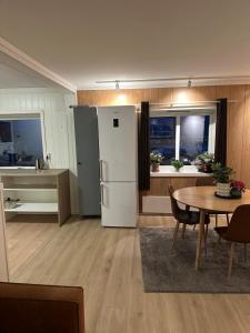 Kuchyň nebo kuchyňský kout v ubytování LUN Home
