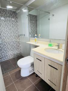 Ένα μπάνιο στο Linda Vista - Apartamento Ibague - Varsovia Club Residencial