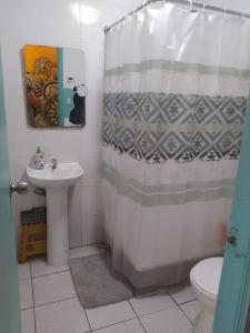 Koupelna v ubytování Hostal Nahuel Ray