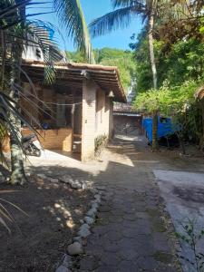 Bygningen som feriehuset ligger i