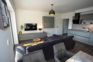 Kuchyň nebo kuchyňský kout v ubytování Apartmán AG