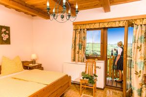 Postel nebo postele na pokoji v ubytování Weingut- Gästezimmer Marko