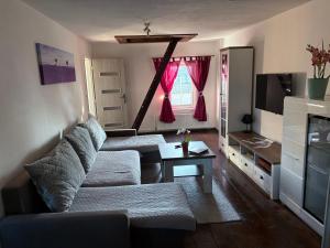 TV a/nebo společenská místnost v ubytování Apartmány 68