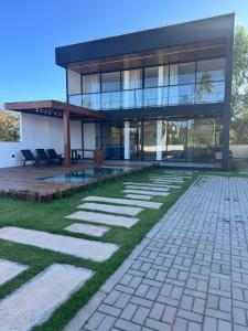 Zahrada ubytování Casa Glass Lux