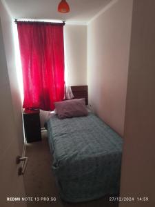 Postel nebo postele na pokoji v ubytování Departamento centro de Viña del Mar + 4 fotografie