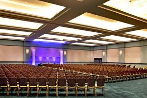 an empty lecture hall with chairs and a podium at Sheraton Myrtle Beach in Myrtle Beach +41 photos