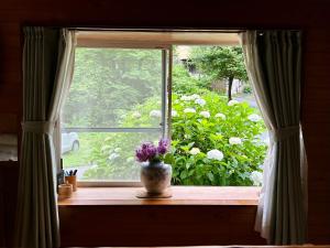 Whole house rental 天然温泉付きコテージRAI駐車場付き黒川温泉街まで車で5分外面的花园