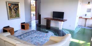 TV a/nebo společenská místnost v ubytování Hotel KAZENOIRO