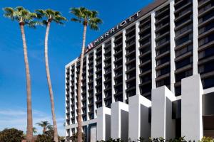 a rendering of the hilton naples hotel at Beverly Hills Marriott in Los Angeles