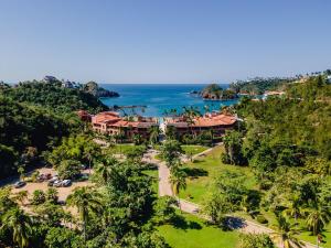 an aerial view of the resort and the ocean at Luxury Beachfront Stay - 5 Pools! in Careyes