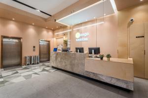 Vstupní hala nebo recepce v ubytování Shanghai Meego Qingwen Hotel
