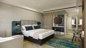 Katil atau katil-katil dalam bilik di Mercure Madiun