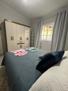 Ein Bett oder Betten in einem Zimmer der Unterkunft Saphira House Beach