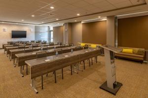 TV a/nebo společenská místnost v ubytování SpringHill Suites by Marriott Dallas McKinney