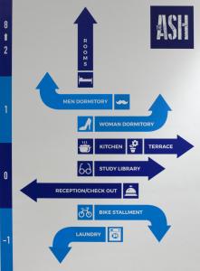 Ein Zertifikat, Auszeichnung, Logo oder anderes Dokument, das in der Unterkunft The ASH ausgestellt ist