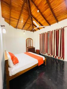 Ένα ή περισσότερα κρεβάτια σε δωμάτιο στο Blue Moon Villa
