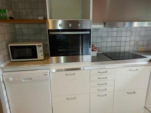 Köök või kööginurk majutusasutuses Gîte du sanglier