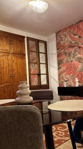 Posezení v ubytování Appartement Rusp