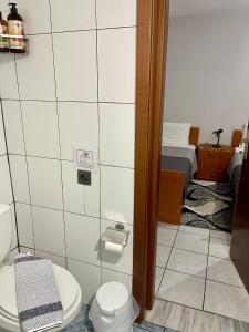 Koupelna v ubytování Guesthouse Tsoka