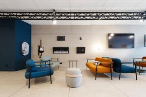 Posezení v ubytování ibis Styles Nancy Centre Gare