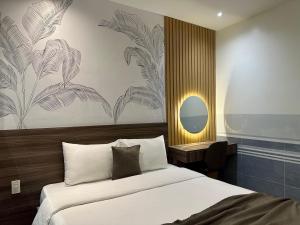 Postel nebo postele na pokoji v ubytování ON Hotel