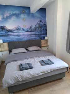 Postel nebo postele na pokoji v ubytování Apartman Mila