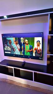 TV a/nebo společenská místnost v ubytování Cherubique Apartment for Short let