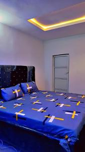 Postel nebo postele na pokoji v ubytování Cherubique Apartment for Short let