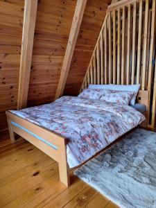 Postel nebo postele na pokoji v ubytování Valley of Dreams Žabljak