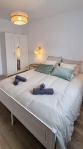 Postel nebo postele na pokoji v ubytování Maison Cosy A L 'Orée du bois