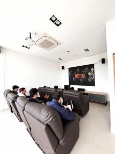 Posezení v ubytování Departamento full a estrenar con wifi