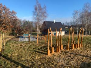 Vonkajšia záhrada v ubytovaní Roubenka Kokořínsko