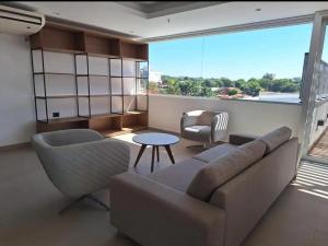 Istumisnurk majutusasutuses Departamento full a estrenar con wifi