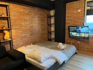 Katil atau katil-katil dalam bilik di Mickitos Apartments - Mavrovo
