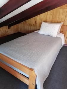 Postel nebo postele na pokoji v ubytování Cabañas CyG - Chaitén