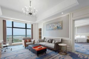 Posezení v ubytování Sheraton Shaoxing Shangyu