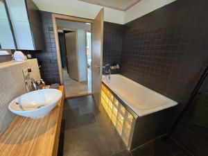 Koupelna v ubytování Golden Circle House Ölfusá