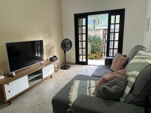 Μια τηλεόραση ή/και κέντρο ψυχαγωγίας στο Casa Valen com 2 quartos